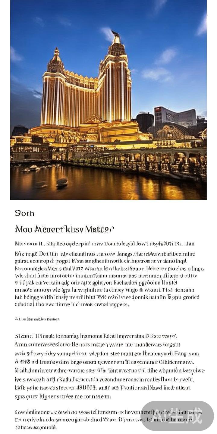 在澳门这座充满魅力的城市中，新葡京酒店以其豪华建筑